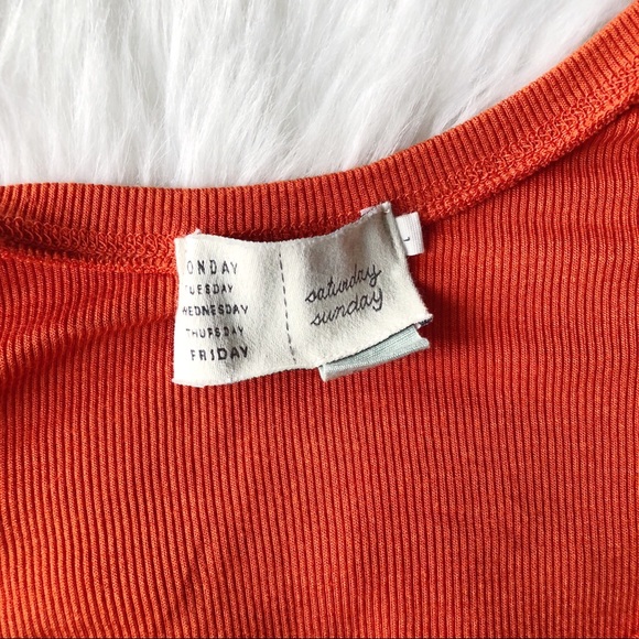 ☀️Anthropologie ribbed lounge too - Picture 5 of 8